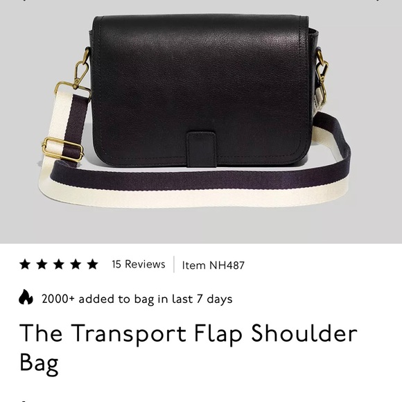 Madewell Bags Nwt Madewell The Transport Flap Shoulder Bag True
